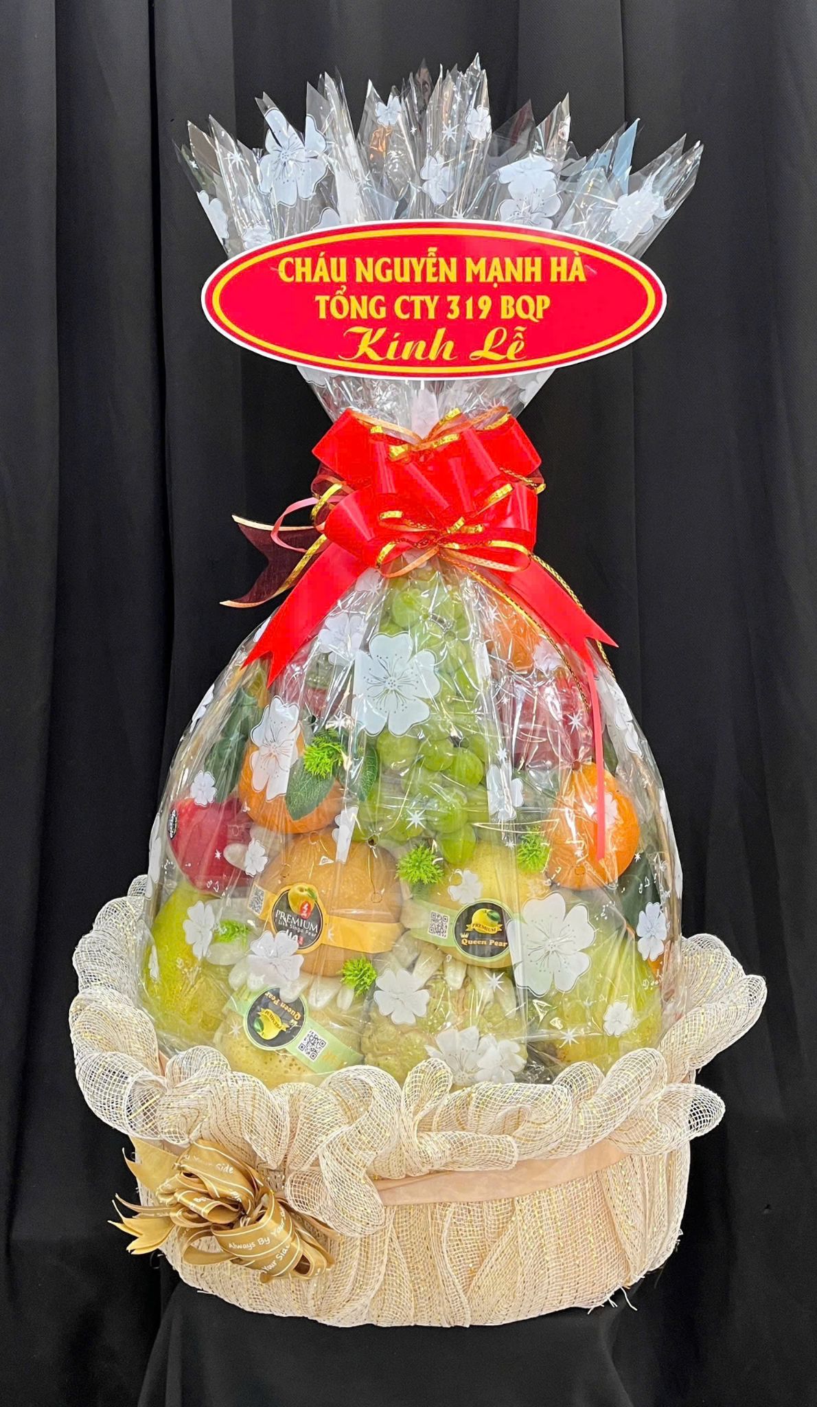  Giỏ Trái Cây Tâm Thành Kính Viếng - GTC08 