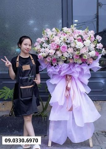  Kệ Hoa Chúc Mừng Ngày Báo Chí - B525 