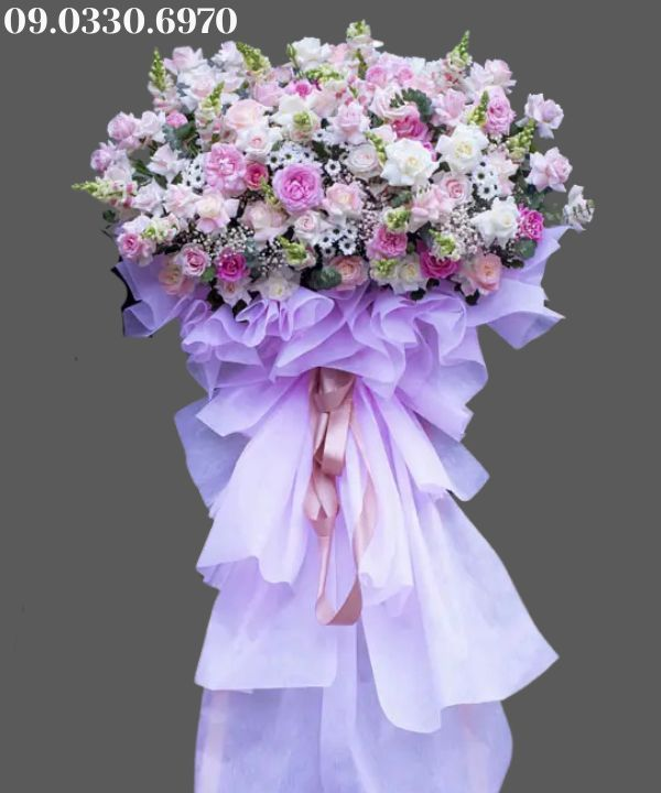  Kệ Hoa Chúc Mừng Ngày Báo Chí - B525 