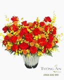  Hoa Cắm Hộp Rực Sắc Hưng Thịnh - HCH90 
