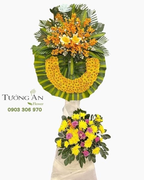 Vòng Hoa Chia Buồn Vẹn Nghĩa An Yên - HTL67