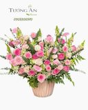  Hoa Cắm Hộp Hồng Thơm Ngày Mới - HCH47 