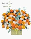  Hoa Cắm Hộp Cam Ngọc Hài Hòa - HCH91 
