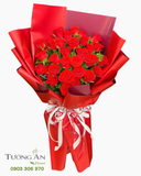  Bó Hoa Khúc Tình Son Đỏ - HBD107 
