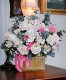  Hộp Hoa Tone Hồng - B155 