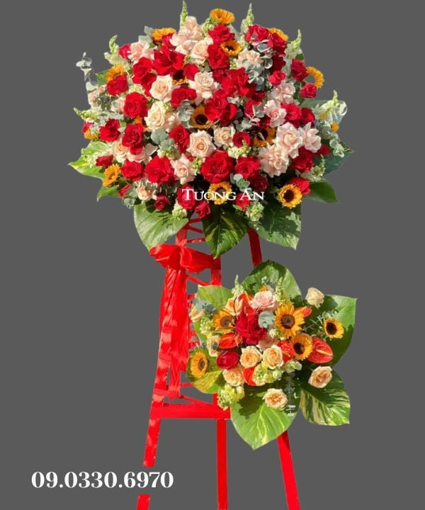  Kệ Hoa Khai Trương 2 Tầng - B475 