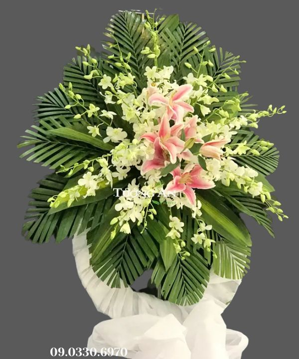  Vòng Hoa Viếng Giá Rẻ - B265 