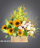 Hoa Cắm Hộp Hạnh Phúc - A149 