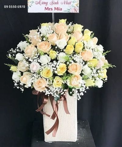  Hộp Hoa Mừng Sinh Nhật - B115 