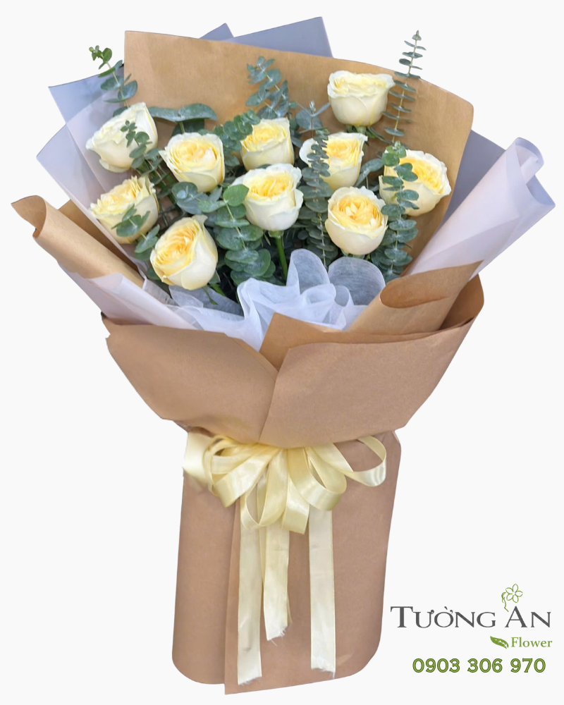  Bó Hoa Kem Ngọc Bình Yên - HBD110 