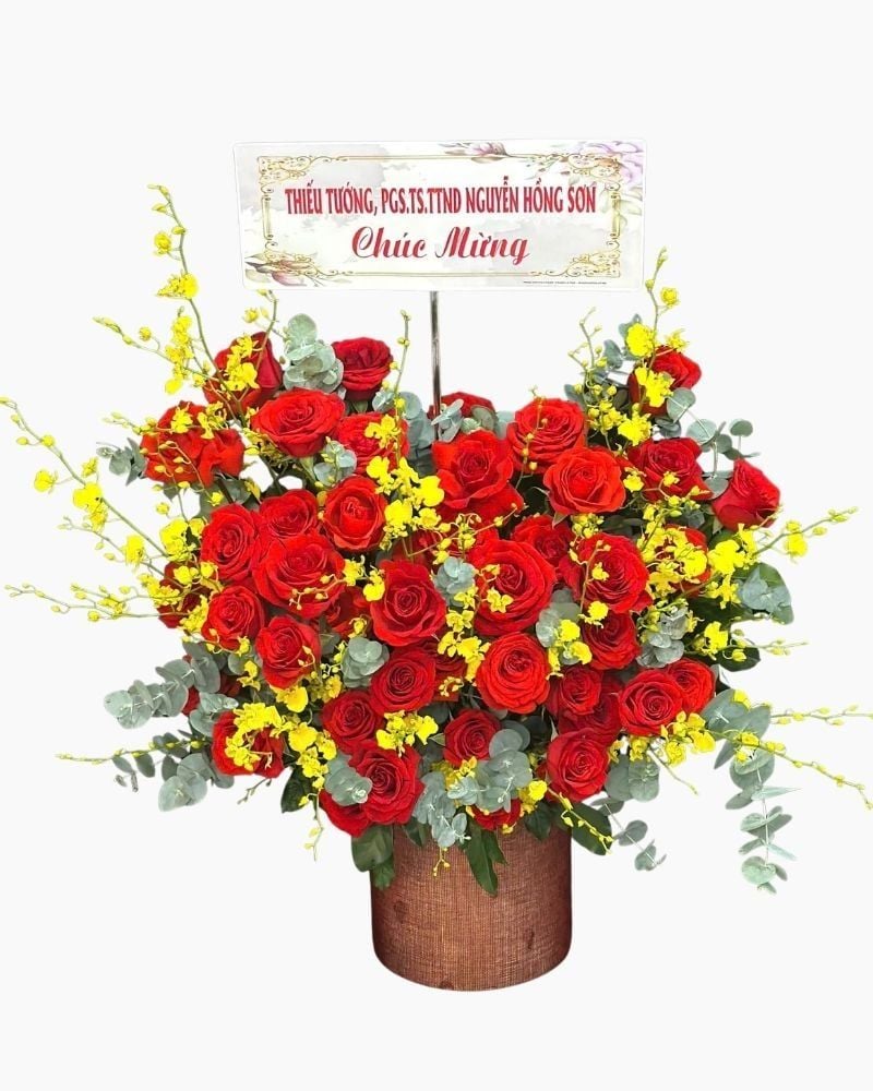 Hoa Cắm Hộp Uy Danh Cát Tường - HCH94 