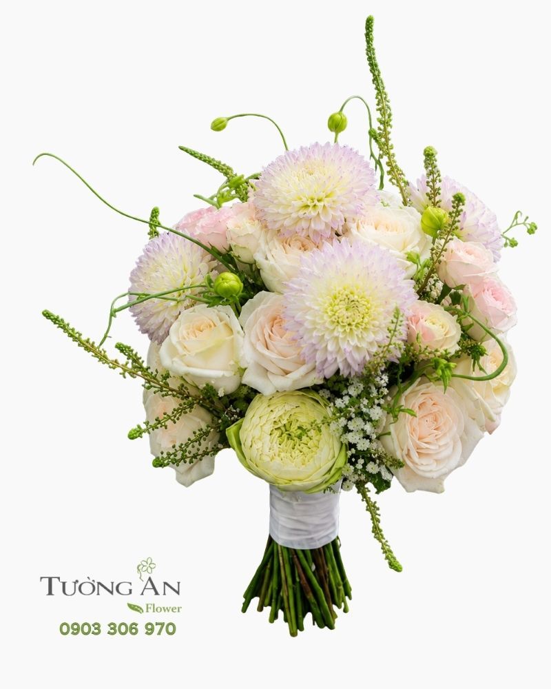  Bó Hoa Cưới Nốt Nhạc Thầm Lặng – BHC34 