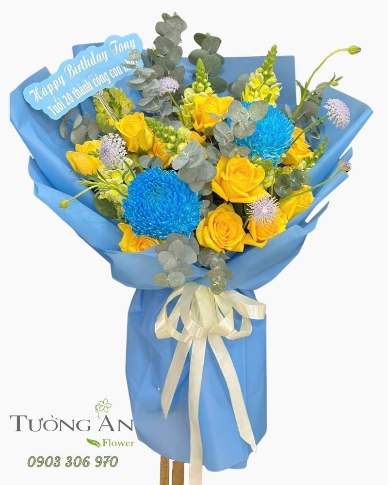  Bó Hoa Nắng Xanh Hy Vọng - HBD41 