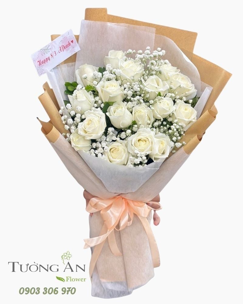  Bó Hoa Tinh Khôi Yêu Thương - HBD63 
