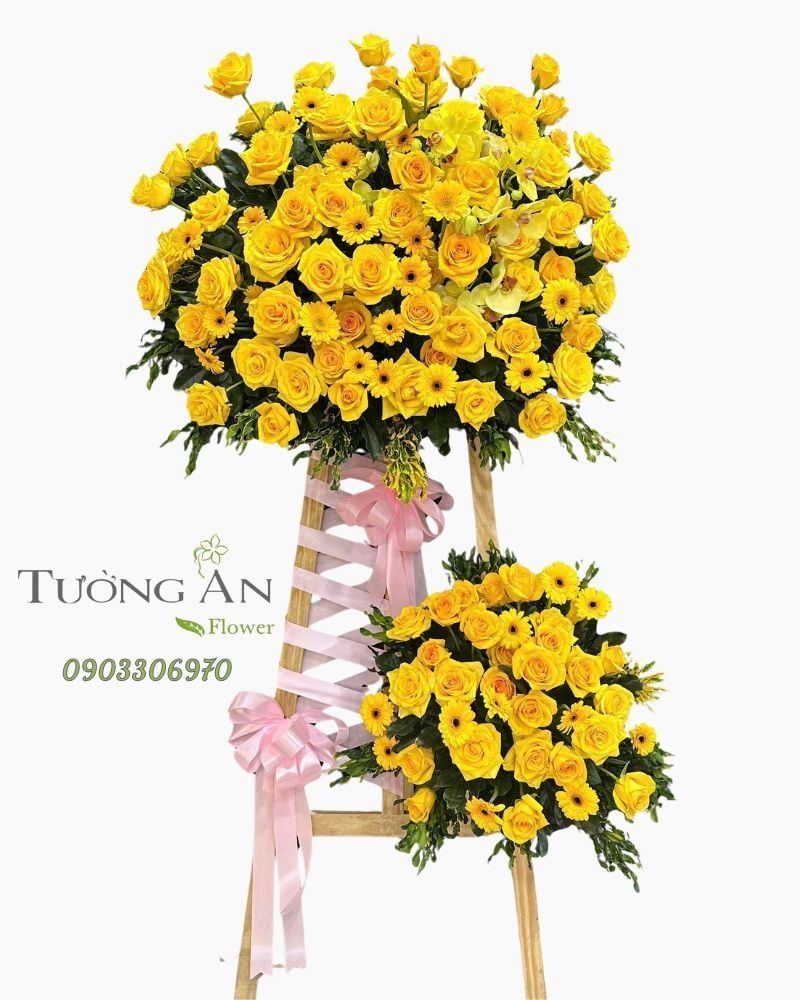  Hoa Chúc Mừng Hoàng Kim Phát Lộc - HCM36 