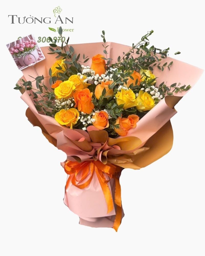  Bó Hoa Ánh Dương Ấm Áp - HBD53 