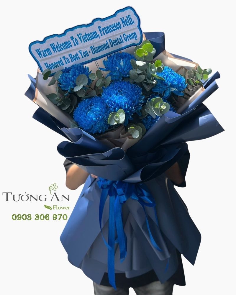  Bó Hoa Lam Sắc Thành Công - HBD121 