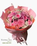  Bó Hoa Hồng Sắc Dịu Dàng - HBT49 