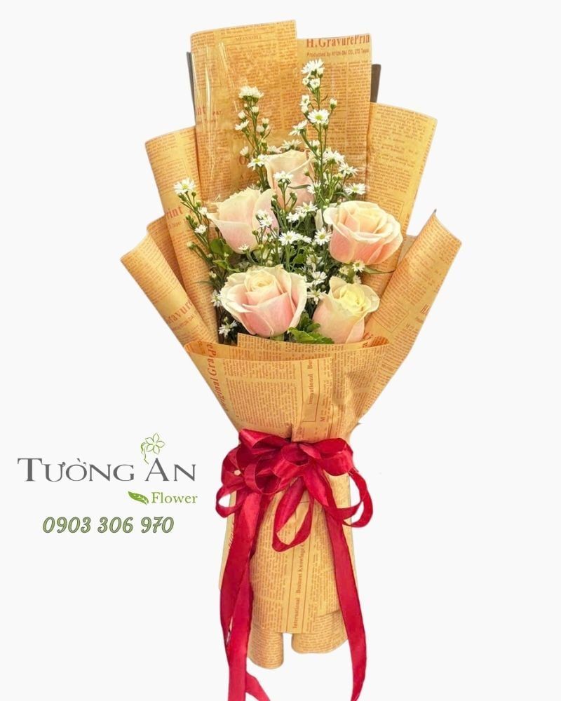 Bó Hoa Dịu Dàng Cổ Điển - HBD56 