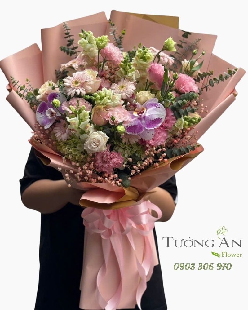  Bó Hoa Vườn Hoa Dịu Dàng - HBD57 