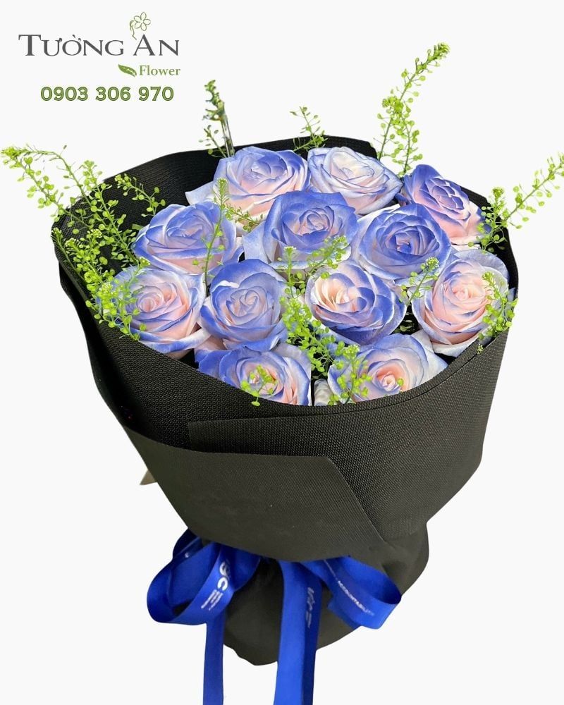  Bó Hoa Lam Sắc Bình Yên - HBT50 