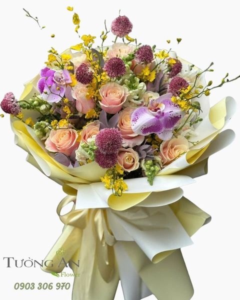 Bó Hoa Vũ Điệu Sắc Hoa - HBD58