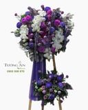  Vòng Hoa Chia Buồn Tím Nguyện Bình An - HTL71 