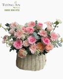  Giỏ Hoa Nắng Nhẹ Ban Mai - GH12 