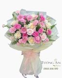  Bó Hoa Vườn Mơ Ngọt Ngào - HBD91 