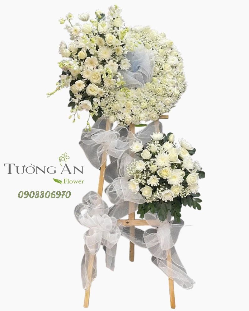  Vòng Hoa Chia Buồn Tiễn Biệt Trong Tịnh An - HTL27 