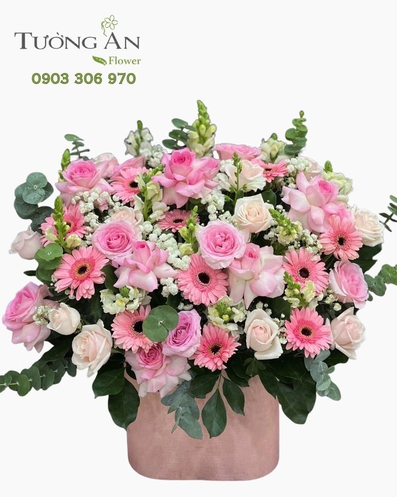  Hoa Cắm Hộp Giai Điệu Yêu Thương - HCH154 