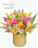  Hoa Cắm Hộp Vườn Xuân Tươi Thắm - HCH123 