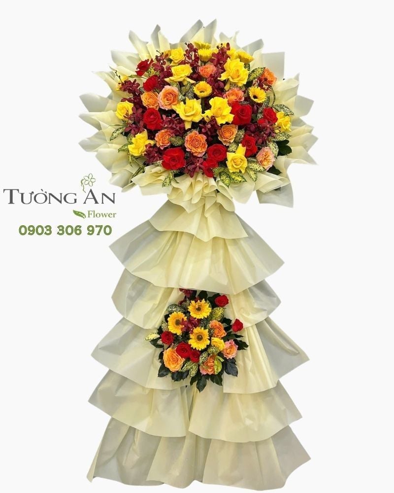  Hoa Chúc Mừng Hỷ Khí Vinh Hoa - HCM112 