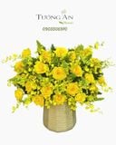  Hoa Cắm Hộp Nắng Vàng Khởi Sắc - HCH33 