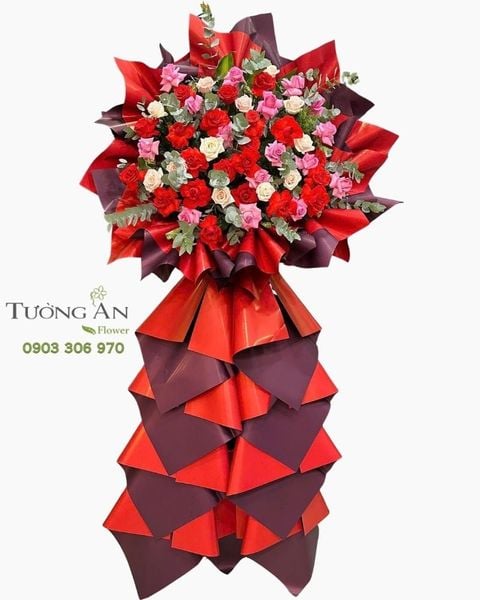 Hoa Chúc Mừng Đam Mê Rực Nở - HCM75