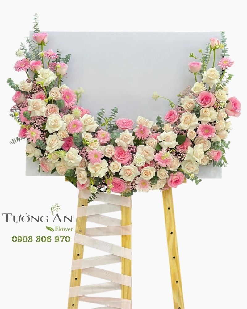  Kệ Tranh Hoa Chúc Mừng Hồng Ngọc Ký Ức - KTH05 