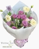  Bó Hoa Tím Mộng Dịu Dàng - HBD60 