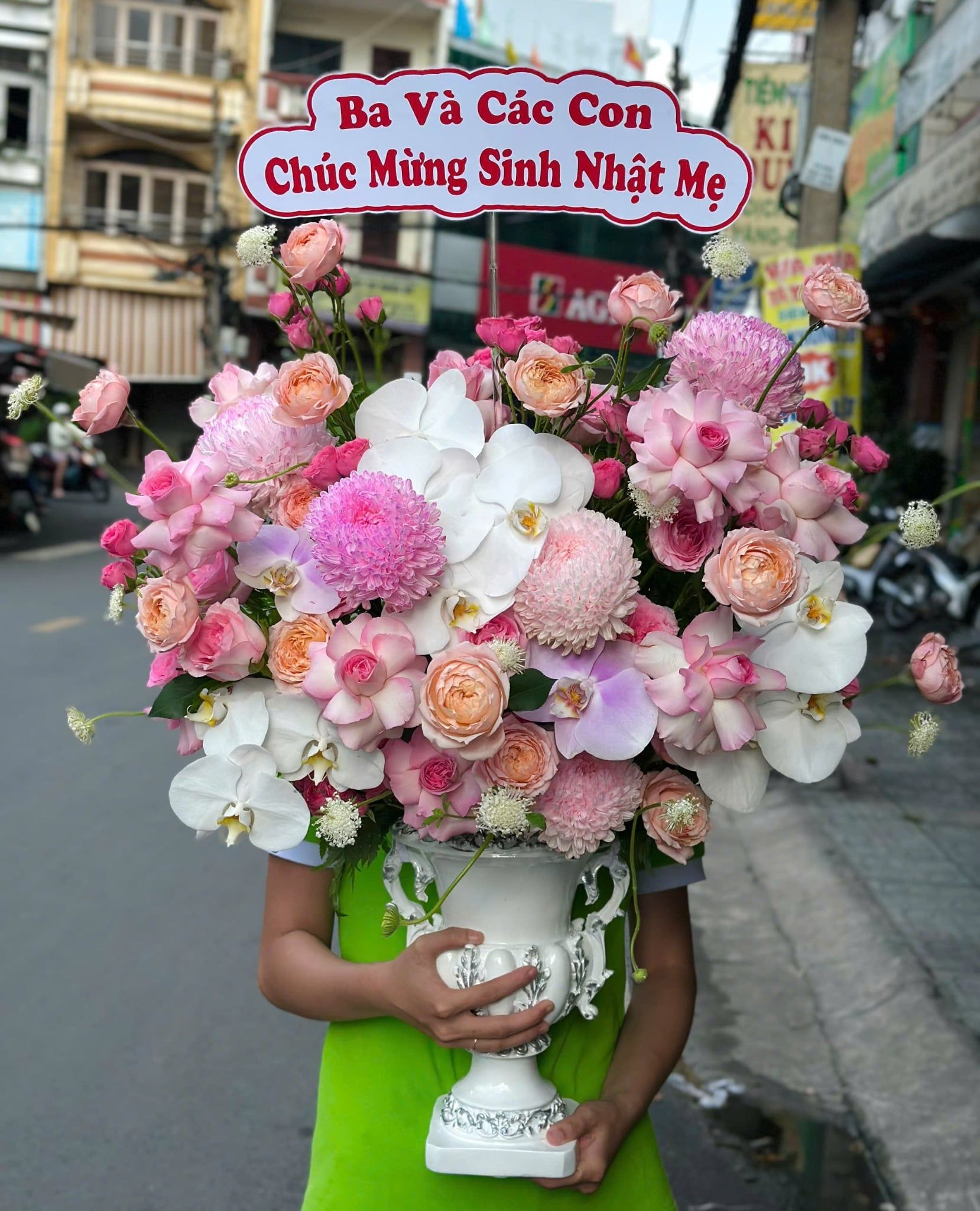  Bình Hoa Ngọt Ngào Hạnh Phúc - HCB17 