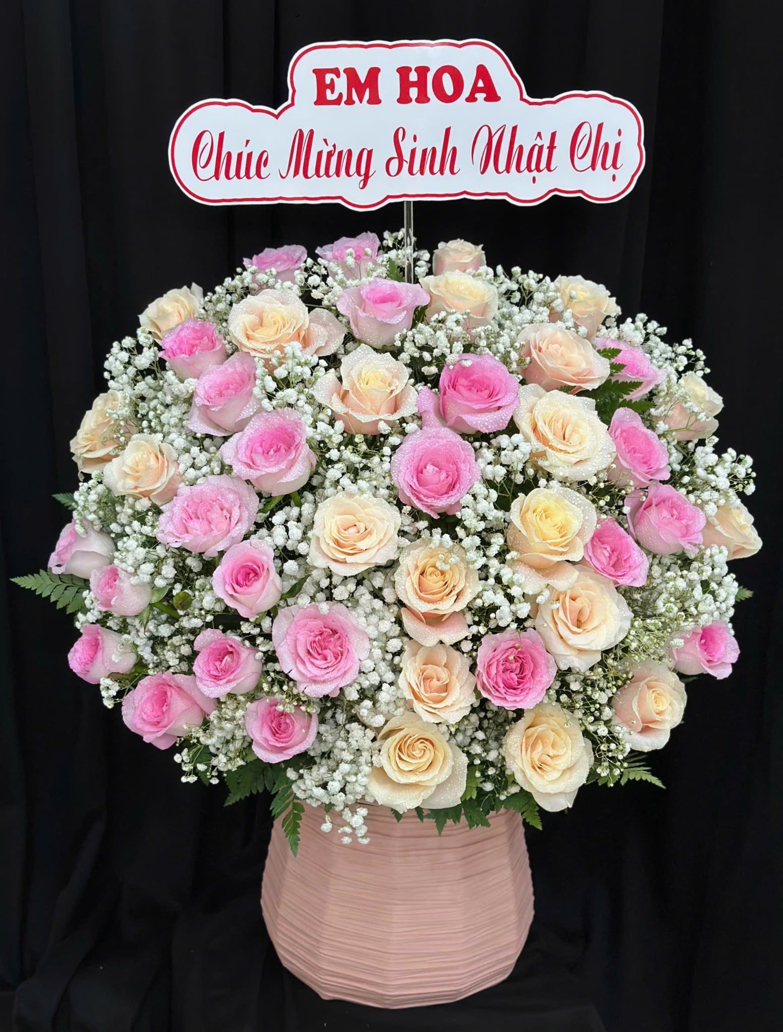  Hoa Cắm Hộp Nét Đẹp An Nhiên - HCH164 