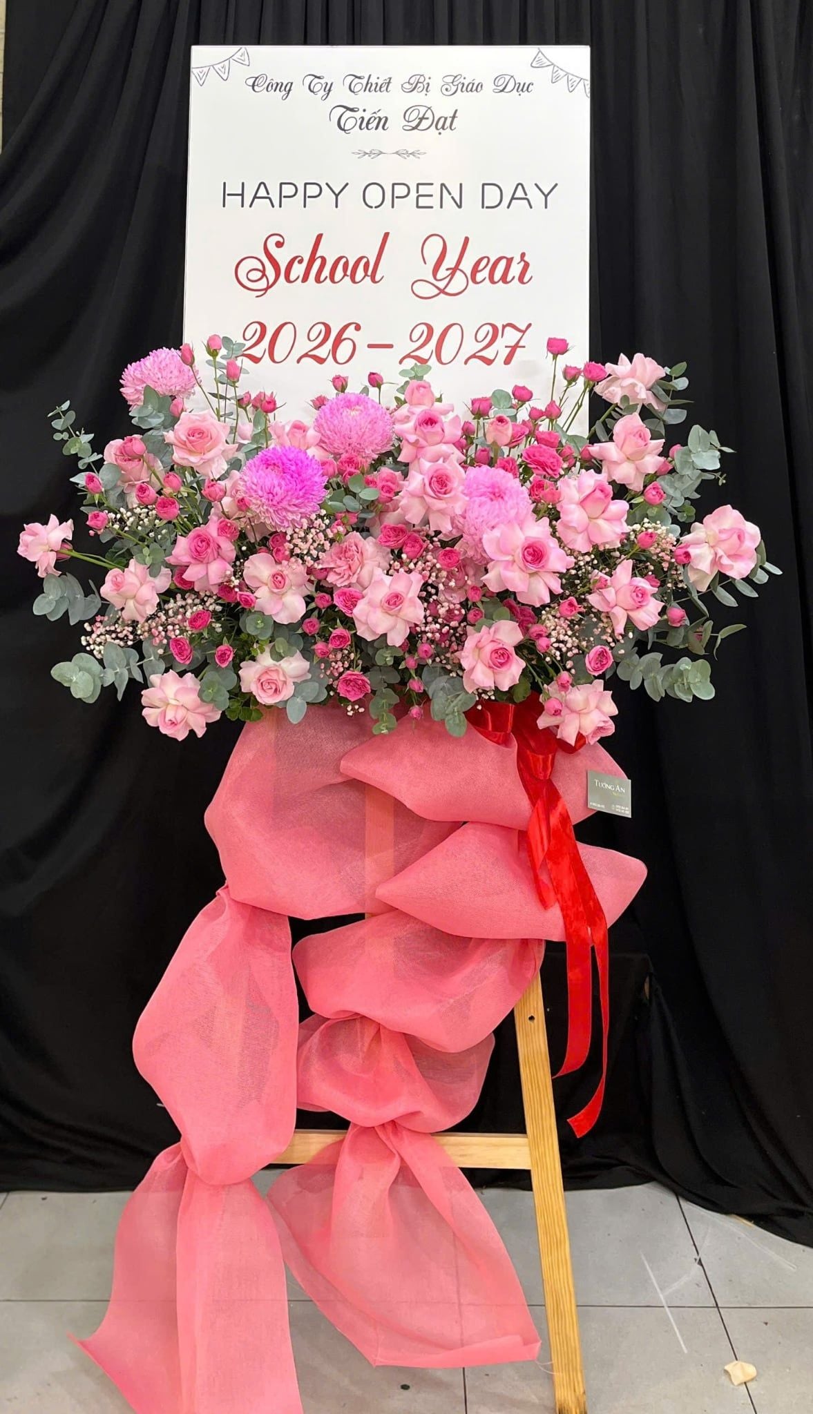  Hoa Chúc Mừng Hồng Sắc Khai Xuân - HCM123 