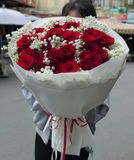  Bó Hoa Hồng Đỏ Nồng Say - HBT52 