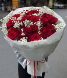 Bó Hoa Hồng Đỏ Nồng Say - HBT52 