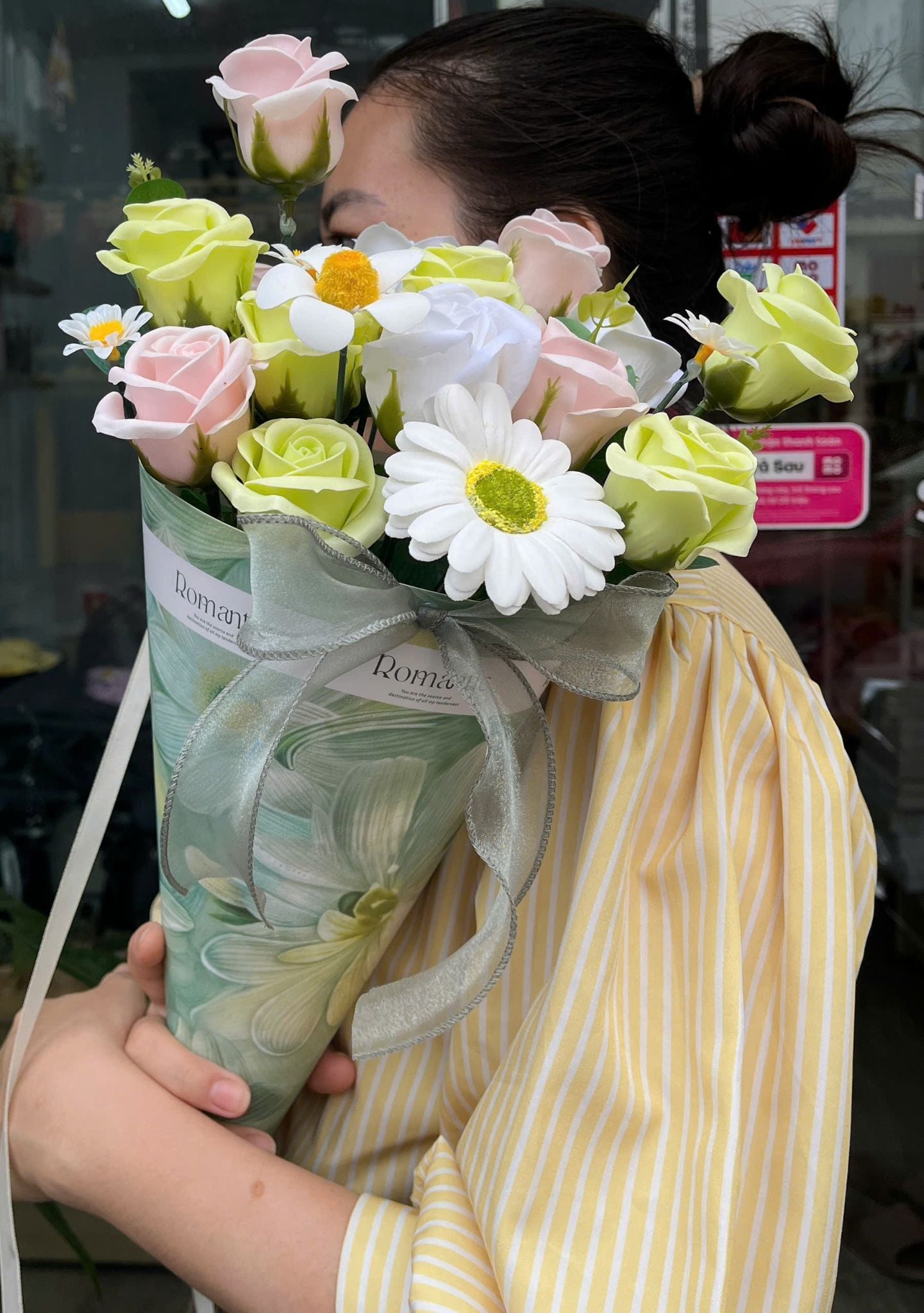  Bó Hoa Sáp Mầm Xanh Yêu Thương - HST27 