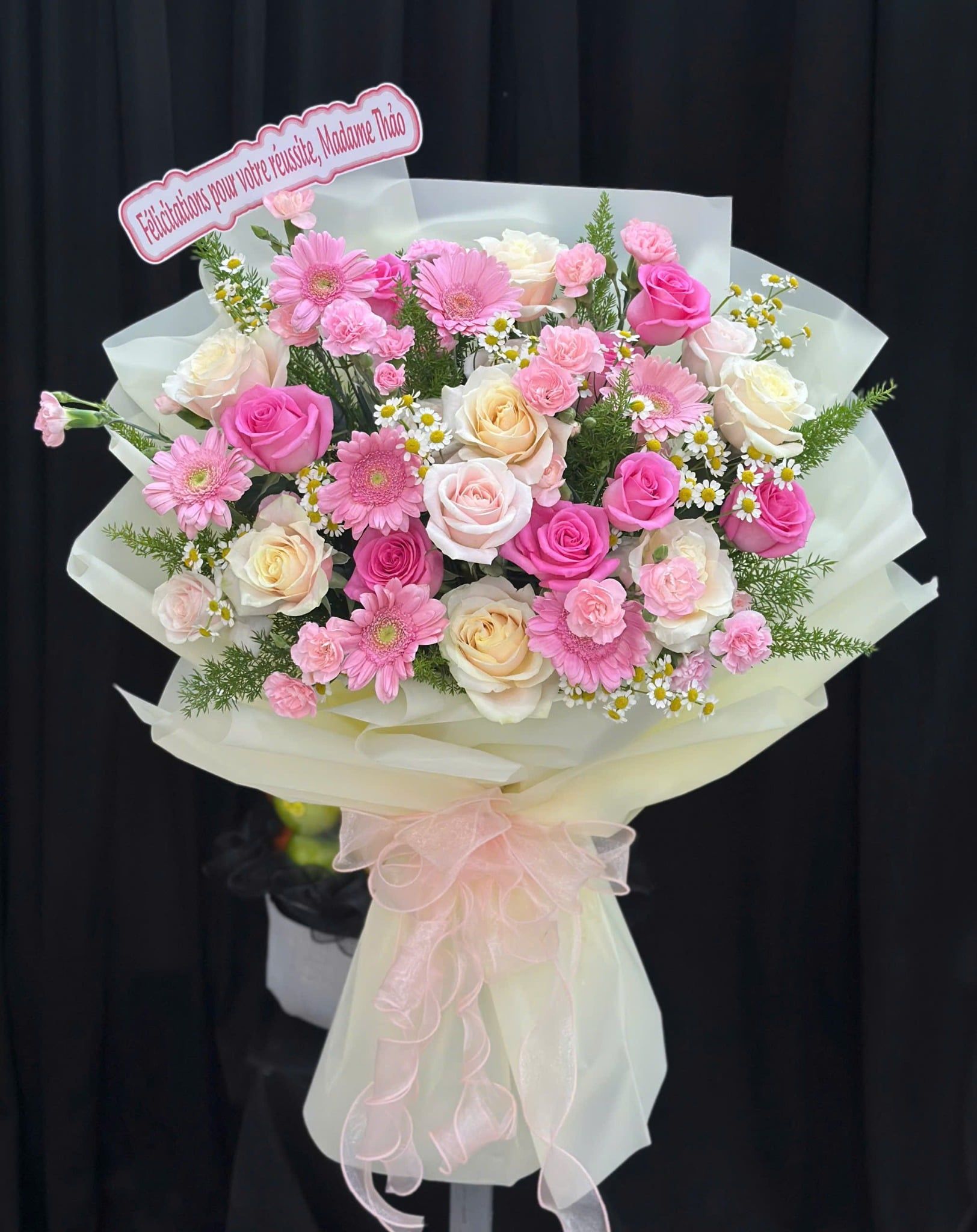  Bó Hoa Vườn Mơ Ngọt Ngào - HBD91 
