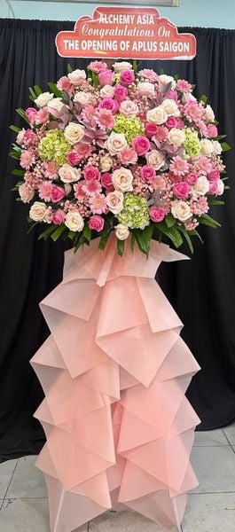 Hoa Chúc Mừng Duyên Hồng May Mắn - HCM39