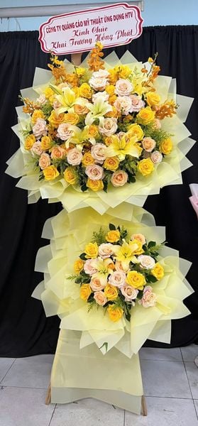 Hoa Chúc Mừng Ánh Vàng Thịnh Vượng - HCM38