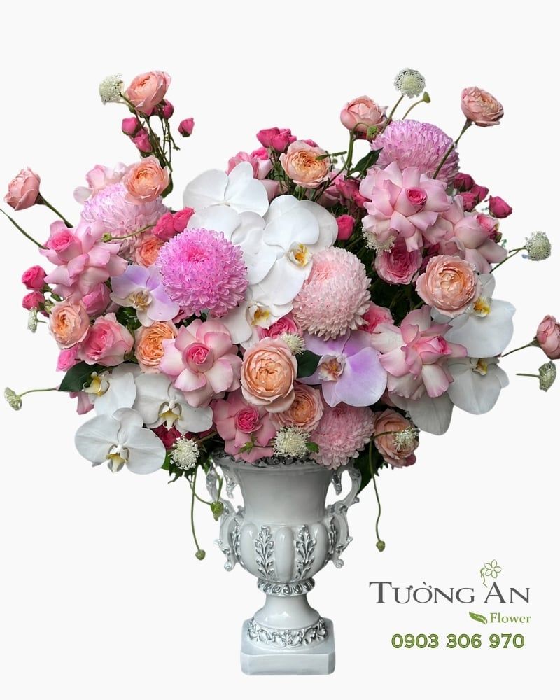  Bình Hoa Ngọt Ngào Hạnh Phúc - HCB17 