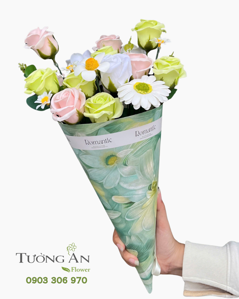  Bó Hoa Sáp Mầm Xanh Yêu Thương - HST27 