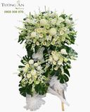  Vòng Hoa Chia Buồn Bạch Ngọc Tưởng Niệm - HTL59 