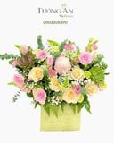  Hoa Cắm Hộp Sắc Hoa Bình Yên - HCH70 